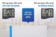 Máy Hút Ẩm Fujihaia Tích Hợp Công Nghệ Lọc Khí Ionizer