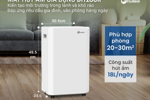 Chọn Máy Hút Ẩm: Fujihome DH18CR Hay Dòng 25L?